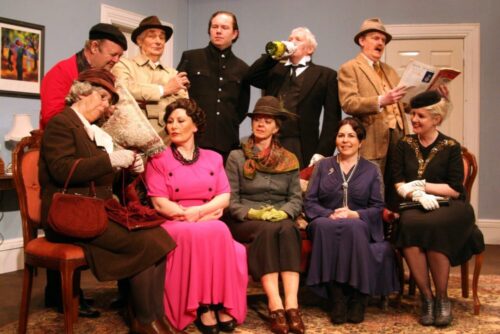 The cast of Murdered to Death being silly!