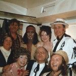 The Cast Standing:Mercia Haughan, Geoff Hool, Ian Mitchell, Emma Allison and Derek Dearne. Seated: Jenni Rushton, Brian Nutter and Mike Savage.