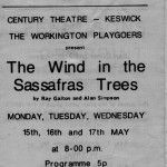 Programme For The Century Theatre, Keswick