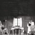 The stage setting at the THEATRE ROYAL