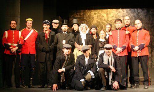 Serjeant Musgrave's Dance had unaccompanied singing by the cast members