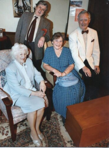 Cast Of "Quartet" Standing: Geoff Hool As Wilfred Bond. Seated: Marjorie Hool As Jean Horton, Barbara Singleton As Cecily Robinson And Ian Mitchell As Reginald Paget