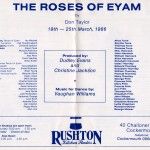 Roses of Eyam sponsored by Rushton for Kitchens