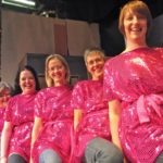 Val Brown as Betty, Becky Wilson as Sharon, Jane Douglas as Jackie, Pam Hayes as Pam and Nicola Woodier as Theresa.