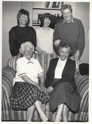 Standing: Celia Clifton, Janet Whitehead, Geoff Hool Sitting: Marjorie Hool And Margaret Graham