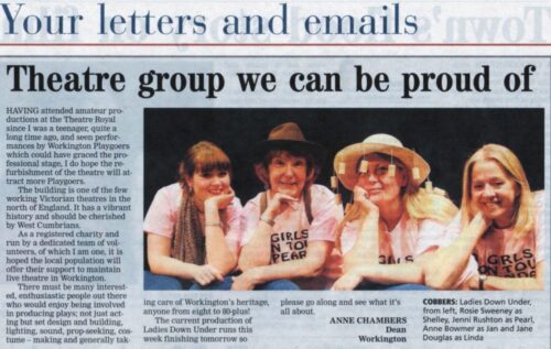 Theatre Group We Can Be Proud Of - Friday October 10, 2014 - Times And Star