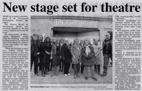 New Stage Set For Theatre - Friday 24th July, 2015 Times And Star