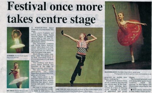 Cumbria And North Lancashire Dance Festival - An Annual Event At The Theatre Royal