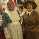 Nurse, Helen Earl and Land Girl, Anne Chambers
