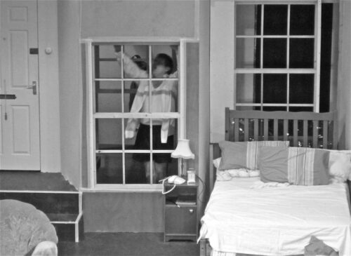 Mike Hoggarth as the neighbour