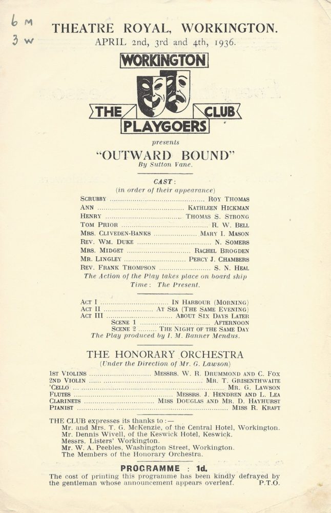 Outward Bound - A Honorary Orchestra played