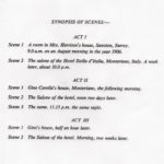 The Programme - Acts and Scenes