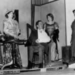 L/R Sylvia Paulin, Jean Evans, Ted Younghusband, Jennifer Murray and Tony Murray