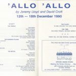 'Allo 'Allo sponsored by Rushton Kitchen Studios