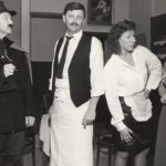 Phil Heal as Crabtree, Keith Beattie as Rene, Grace Walker as Yvette and Muriel Armstrong as Edith