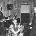 Ted Younghusband As Lane, Marjorie Hool As Lady Bracknell And Philip Heal As John Worthing