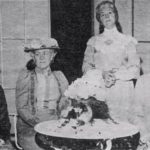 Jill Dickens as Clara Eynsford-Hill, Marjorie Hool as Mrs Eynsford-Hill, Meg Benson as Mrs Higgins and Graham Mitchell as Freddie Eynsford-Hill
