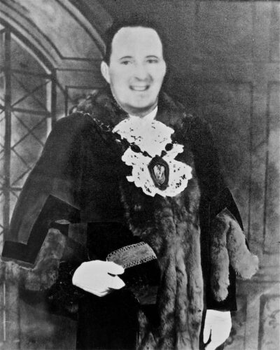 Ieuan Banner Mendus as Mayor of Workington