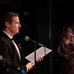 Andrew Young as James Brent and Sarah Delorme as Fay