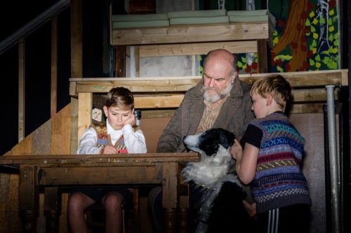 Morgan Sweeney as Mister Tom with Luke as William Beech