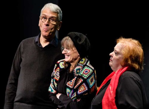 Jim Samson, Sarah Delorme and Gillian Scholey
