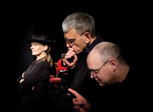 Sarah Delorme, Jim Samson and Ian Quirk