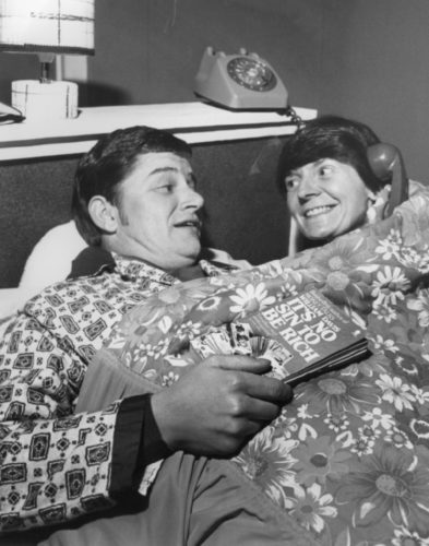 Laurie Clark as Nick, Muriel Armstrong as Jan