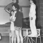 Keith Beattie as Nicholas and Jenni Rushton as Virginia look down on mere mortals Muriel Armstrong as Anne and Chris Wimhurst as Philip