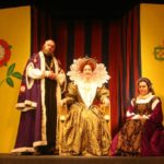 Geoffrey Hall as Melchett, Nicola Woodier as Queenie and Kelly Davis as Nursie
