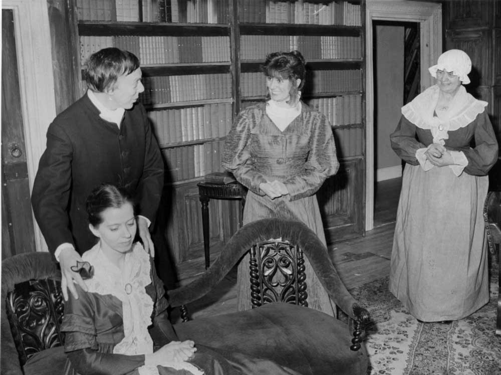 Sir John Rivers (Frank Yearsley, Jane Eyre (Jane Douglas), Diana Rivers (Ann Meldrum) and Hannah (Connie Watson)