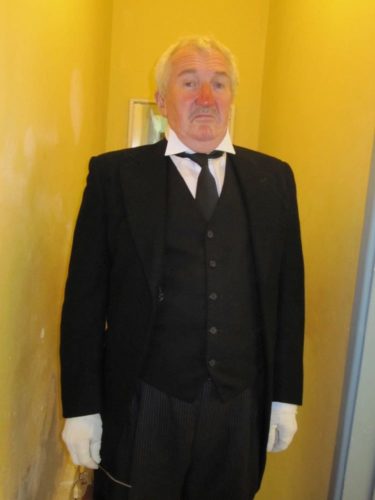 Derek getting into character