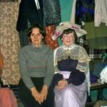 Louise Jackson And Rose Uhrig In The Dressing Room Under The Auditorium