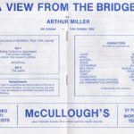 A View From The Bridge sponsored by McCullough's