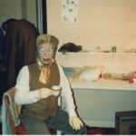 Toad played by John Skelton taking a well earned rest with a cup of tea!