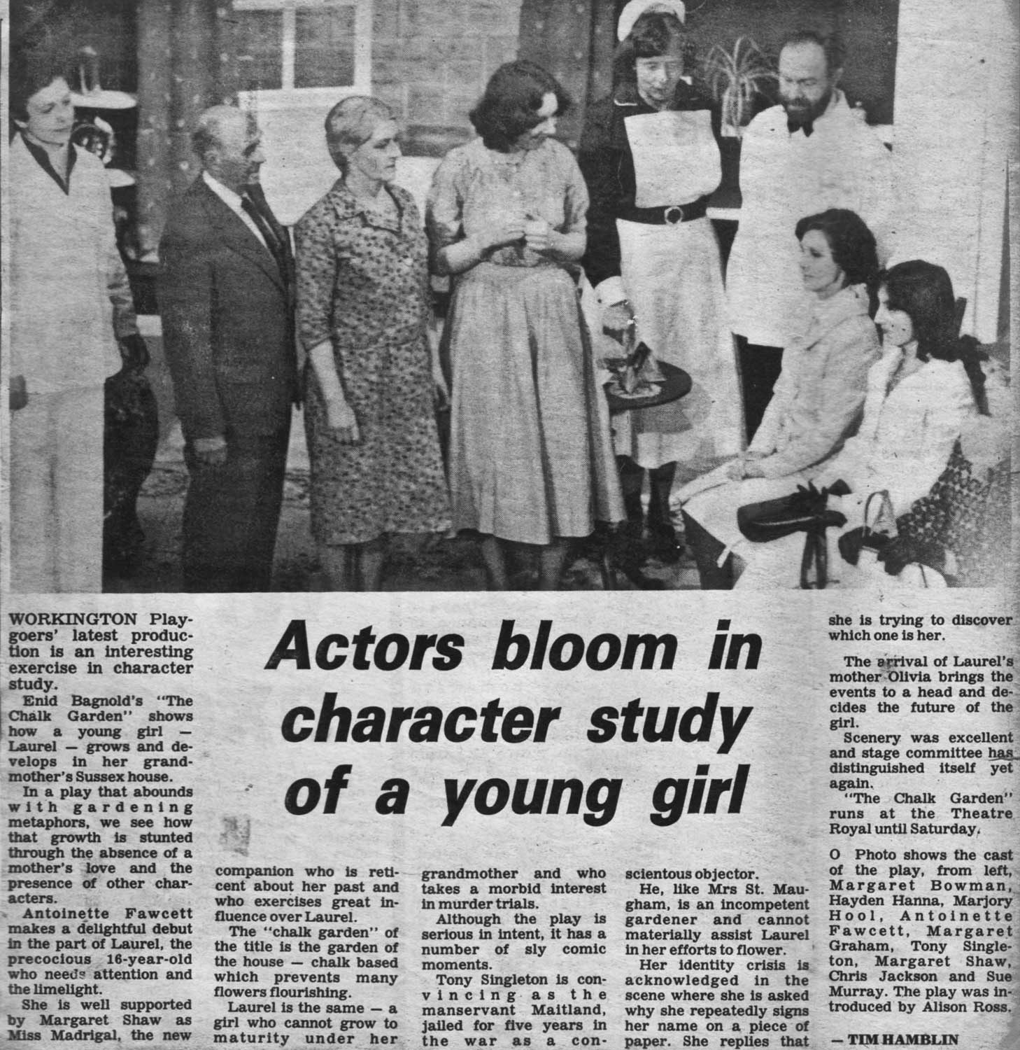 Evening News and Star Review by Tim Hamblin