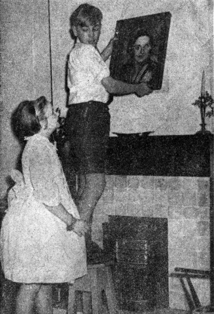 The Gregory children: M.Chandler and Julia Banner-Mendus