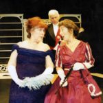 Gossiping Mrs Marchmont(Pat Brinicombe) and Lady Basildon (Chris Jackson)