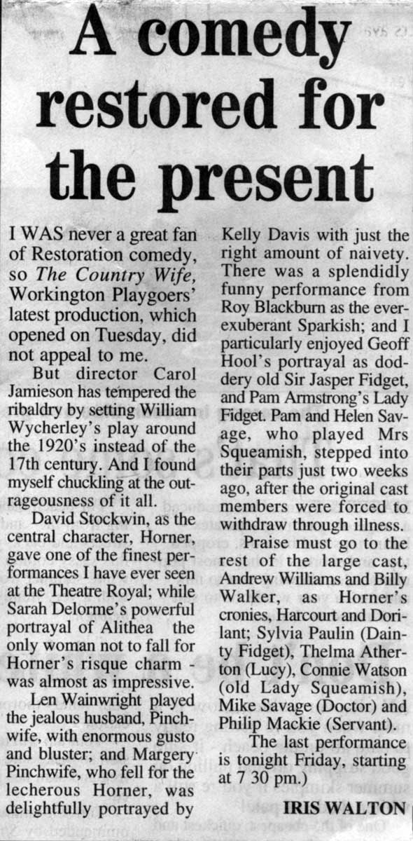 Review by Iris Walton