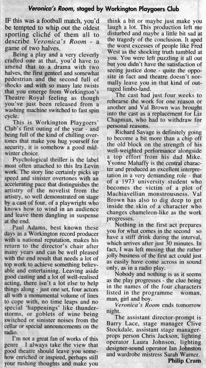 Times and Star Review by Phil cCam