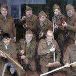 READY FOR ACTION: Members of Workington Playgoers' Dad's Army