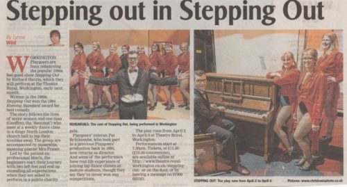 Preview of Stepping Out March 22nd 2019