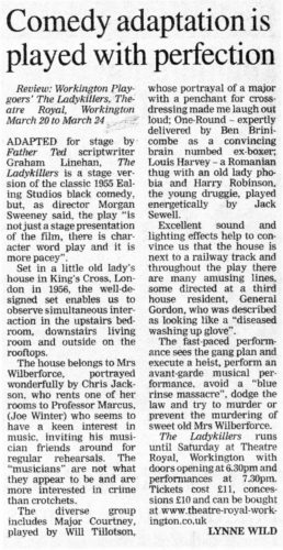 The Ladykillers Review by Lynne Wild