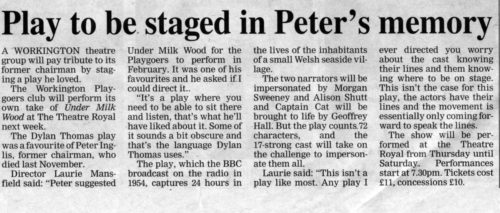 Under Milk Wood Preview