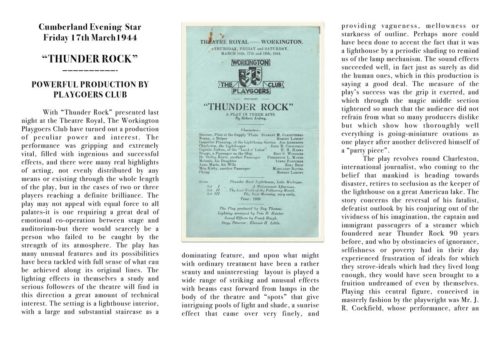 Cumberland Evening Star Review 1944