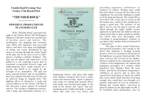 Cumberland Evening Star Review 1944