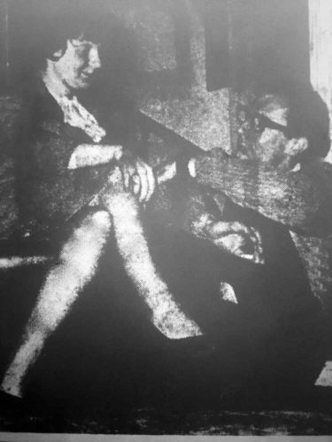 David Rodingham tête-a tête with Julia Sturrocks (Muriel Armstrong)