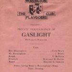 Programme For The Private Production Of Gaslight In 1945