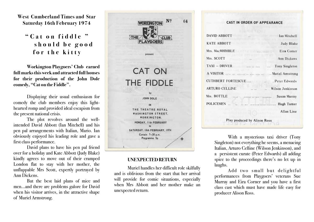 West Cumberland Times and Star Review Saturday 16th February 1974
