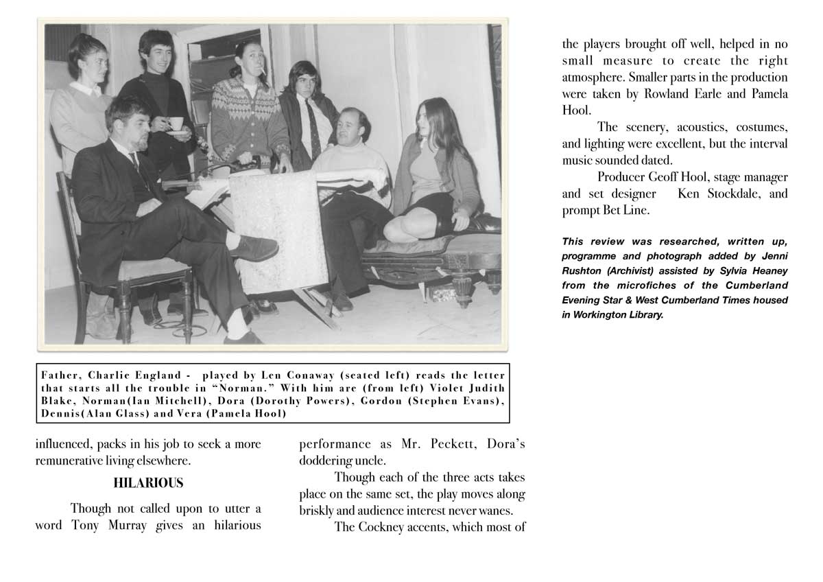 West Cumberland Times and Star Review Saturday 28th November 1970