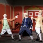 Blackadder the Third december 2022 Sense and Senility - Keanrick, "Yes. The ordinary fellow stands like well...as you do." Mossop, "Whereas your hero, stands thus."